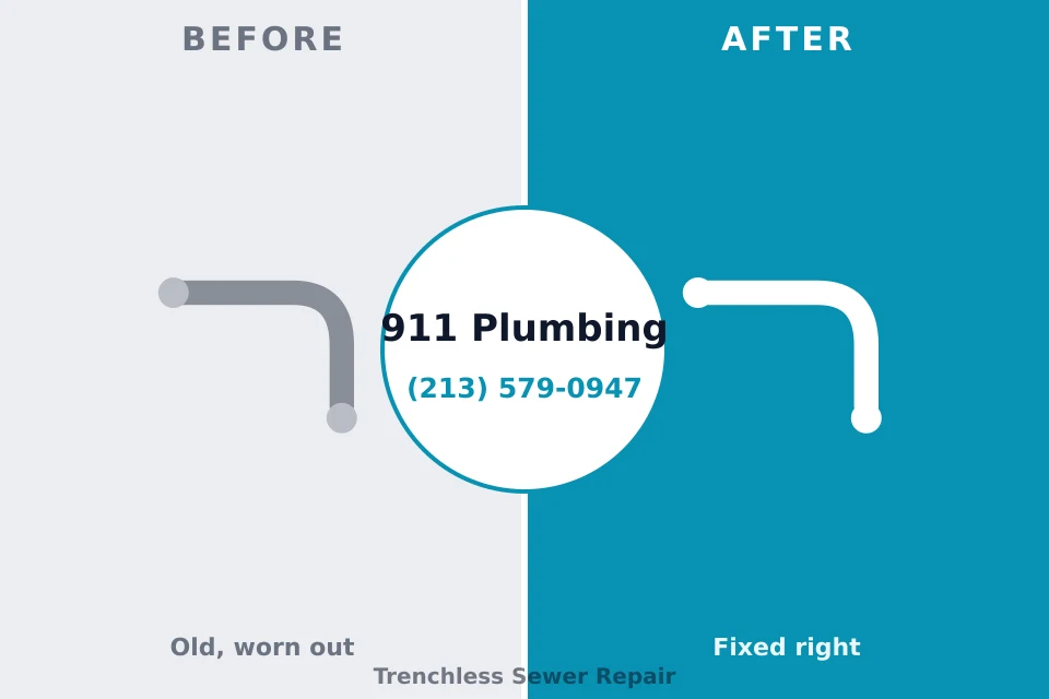 Before and after: plumbing repair Pearisburg, VA